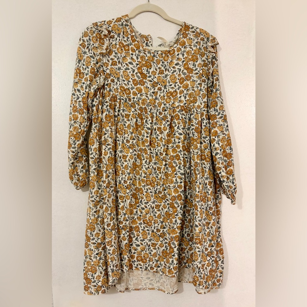 Riley + Cru Women’s Mustard Floral Dress